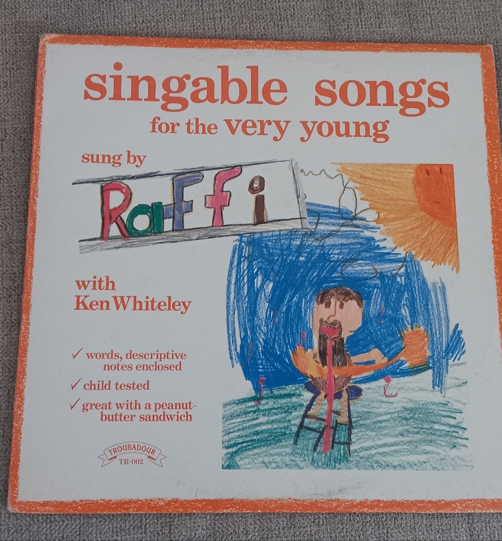 RAFFI Singable Songs For The Very Young Vintage Record